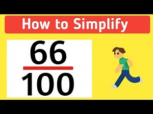 How to Simplify the Fraction 66/100