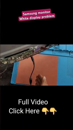 Led Tv & Monitor White Display Problem 100% Solution ✅ #ledtvrepair #shorts #ytshorts