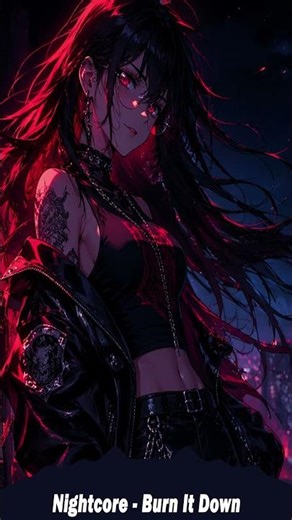 Nightcore - Burn It Down Short #shorts #nightcore #music