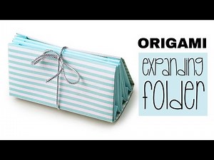 Origami Expanding Folder Tutorial - Paper Kawaii