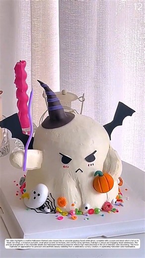 Spooky Ghost Secret: How to Attach Fondant Wings & Pumpkin Props