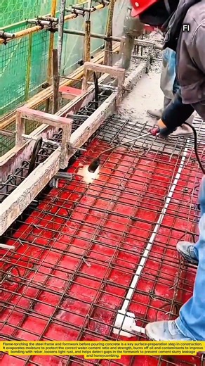 Pre-Pour Torch Cleaning