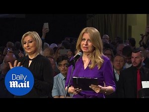 Slovakia elects their first female president Zuzana Caputova