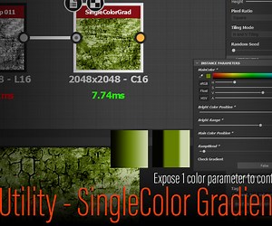 ArtStation - Single Color Gradient Node - Free Substance Designer Utility | Resources
