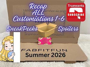 FABFITFUN Summer 2026 QUICK RECAP | ALL Customizations 1–6 + NEW Items Added !