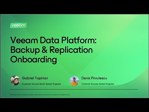 Veeam Data Platform Backup & Replication Onboarding