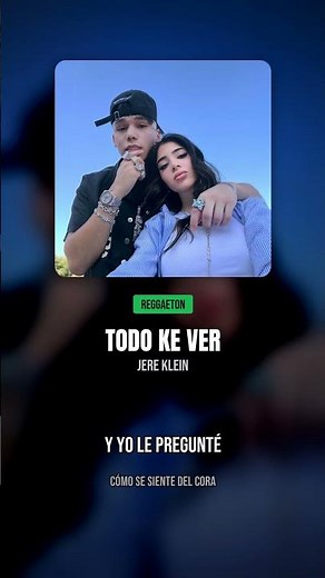 TODO KE VER - Jere Klein (Letra/Lyrics) #shorts