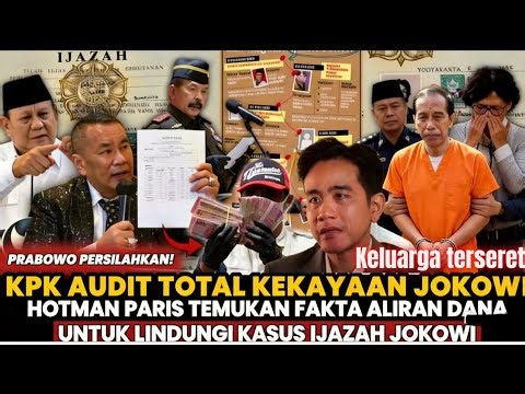 PRABOWO FINALLY REACTS 😱 KPK & BPK ORDERED TO AUDIT JOKOWI'S TOTAL ASSETS. HOTMAN FIND KEY EVIDEN...