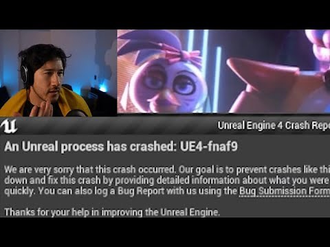 Markiplier encountering glitches/bugs in Fnaf: Security Breach Compilation (Parts 8-10)