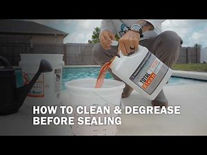 How to Clean & Degrease Surfaces Before Sealing with ICT Total Klean