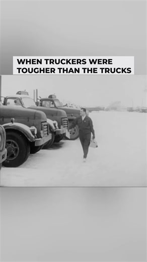 They don't make them like they used to... neither the trucks nor the drivers. ❄️🚛 Take a look back at winter trucking in the 1960s. Sure, there was less traffic on the roads, but everything else was harder. We're talking about rigs with no power steering, no air ride, and definitely no APUs to keep you warm at night. Most trucks didn't even have a sleeper berth – you slept across the seats. And diners were few and far between, so you packed a metal lunchbox with enough food for days. The real c