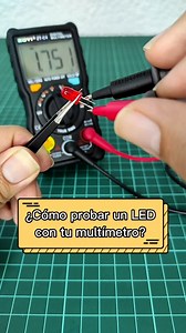 ¿Cómo probar un LED con un multímetro? | #LaElectronicaGT #ElectronicaBasica #Multimetro #Diodo #LED | La Electrónica