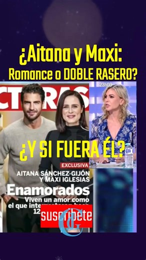 Aitana and Maxi Romance or DOUBLE STANDARDS #spanishpolitics #spain #currentaffairs