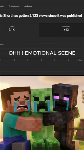 Even Creepers Have Feelings… 😭💚 (Minecraft Meme)