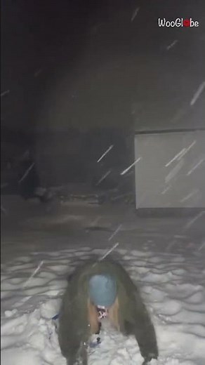 Snow Day Fail: Virginia Woman's Hilarious Tarp Slip || WooGlobe