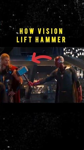 Why vision can't lift hammer #avengersageofultron