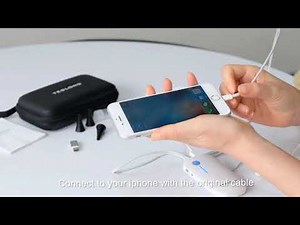 Teslong Otoscope iPhone, 4.3mm HD Inspection Camera, Ear Microscope