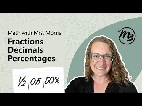 Fractions, Decimals, and Percentages Explained | Math Tip from Mrs. Morris