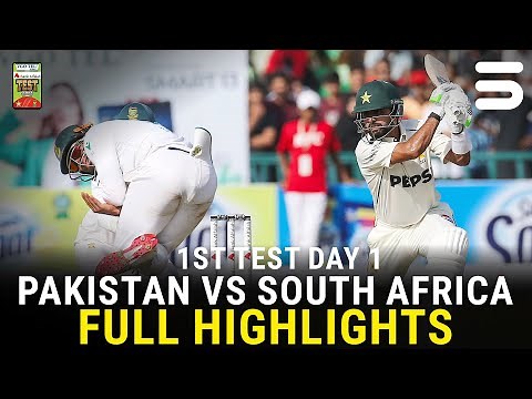 Full Highlights | Pakistan vs South Africa Test Series 2025 | 1st Test Day 1 | PCB | M3U1U