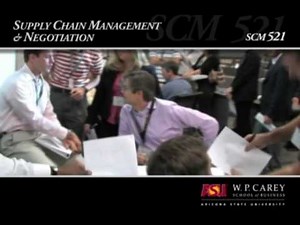 Supplier Management and Negotiation Course Overview - ASU's W. P. Carey School