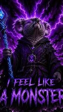 I fell like a monster