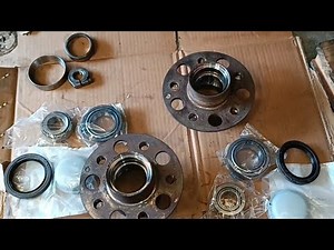 E320 front wheel bearing replacement