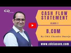 cash flow statement part 1 | B.COM