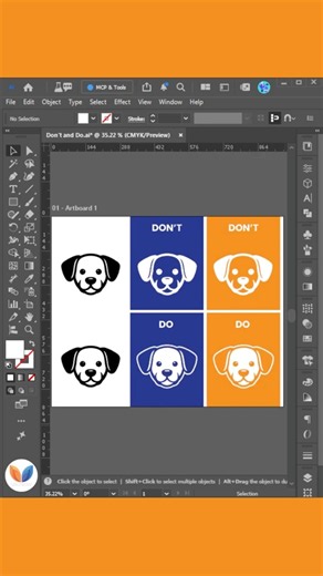 Adobe Illustrator 2026 - Logo Invert Trick You Need to Know! #vipulgraphics #photoshop