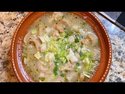 MENUDO BLANCO RECETA