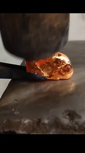 Pure Satisfaction: Hammering Solid Gold #gold | Royal Smith