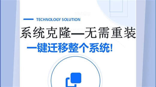 系统克隆：无需重装，一键迁移整个电脑！