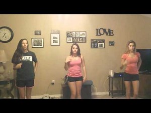 White girls dancing. To pound the alarm