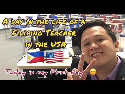 A Day in the Life of a Filipino Teacher in Arizona, USA - First Day of Work Vlog