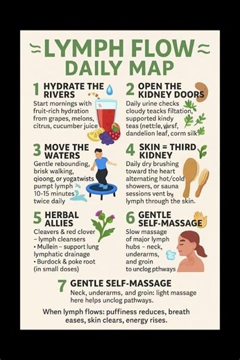 How to clean and move your lymph system naturally