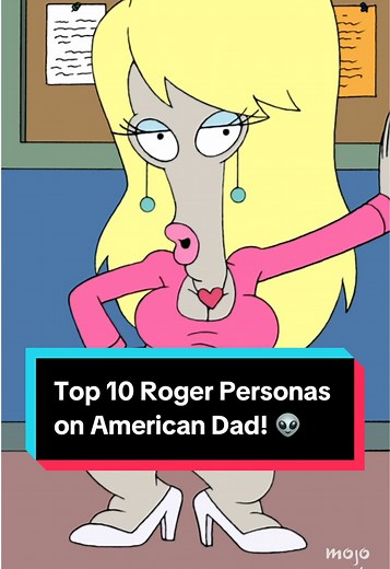 Top 10 Roger Personas from American Dad