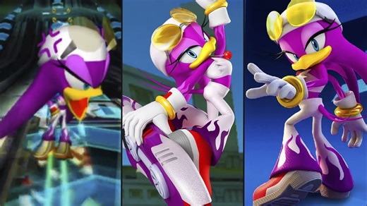 Wave the Swallow from Sonic Riders trough the YEARS!