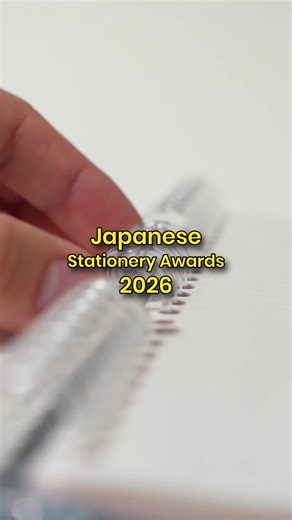 Japanese Stationery Award 2026 results 👇 Pen Pouch - In Action / LACONIC Folder - Quick Open Binder / Campus Sticky Note - Roll Type Sticky Note / Campus Letter Set - Mogu Mogu Letter / Midori Postcard - Miyazawa Kenji Postcard / Seal-do More results coming up soon!