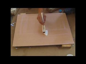 【DIY】MDFﾎﾞｰﾄﾞとﾌｧﾙｶﾀ合板に和信水性ｳﾚﾀﾝﾆｽを塗ってみた！ 前編