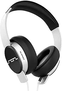 SOL REPUBLIC Master Tracks X3 Over-Ear Headphones – Noise Isolation, Club Like Sound, Mic + Music & Siri Control, 14" Adapter, Virtually Indestructible, 1601-32 White