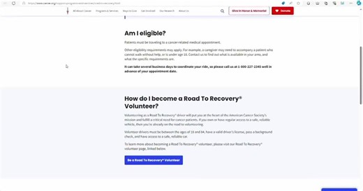 How cancer patients can get free rides to treatment