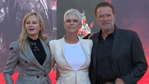 Jamie Lee Curtis gets Hand & Footprint Ceremony in Hollywood
