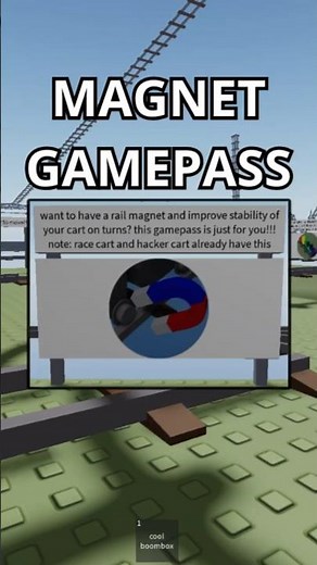 Magnet Gamepass is INSANE in CART RIDE Roblox | #roblox #cartrideroblox