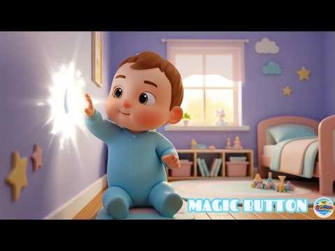 Magic Button Colors 🚗✨ | Learn Colors with Cars for Toddlers | Kids Song