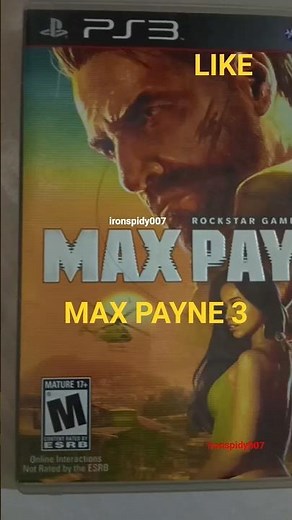 MAX PAYNE 3 PS3 Blu Ray Game Disc Unboxing #playstation #gaming #rockstargames #ps3