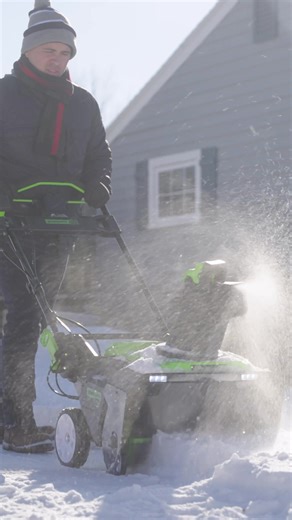Why go battery for your snow blower? ⤵️ ✅ No emissions ✅ Instant start ✅ Low maintenance ✅ Power that rips through snow like a pro Power savings? We're all in! Shop Greenworks Snow Blowers on sale today. #greenworks #snowblower #wintertoolsfinds
