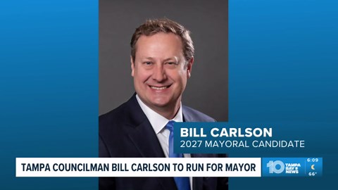 Tampa City Council member Bill Carson announces mayoral run