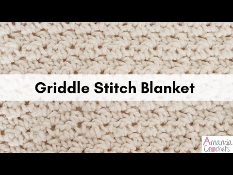 Griddle Stitch Blanket | Easy Crochet Blanket | Fall Blanket | #lionbrand