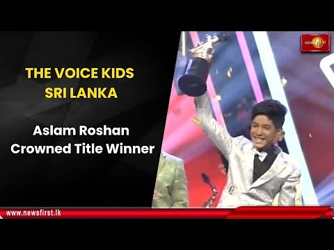 THE VOICE KIDS SRI LANKA: Aslam Roshan Crowned Title Winner