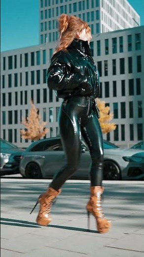 What is the most attractive? Platform high heels or wetlook leather leggings?
