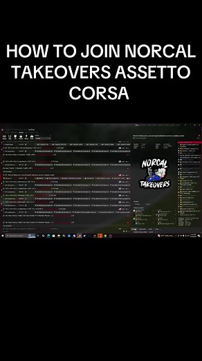Full video explaining how to join the server 🫡 #tutorials #assettocorsamods #howtoinstall #assettocorsa #norcaltakeovers